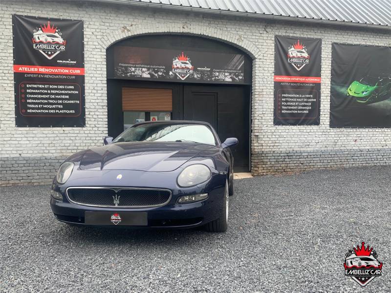 Rénovation Intérieure en Cuir d'Exception pour une Maserati 4200 GT à Arras